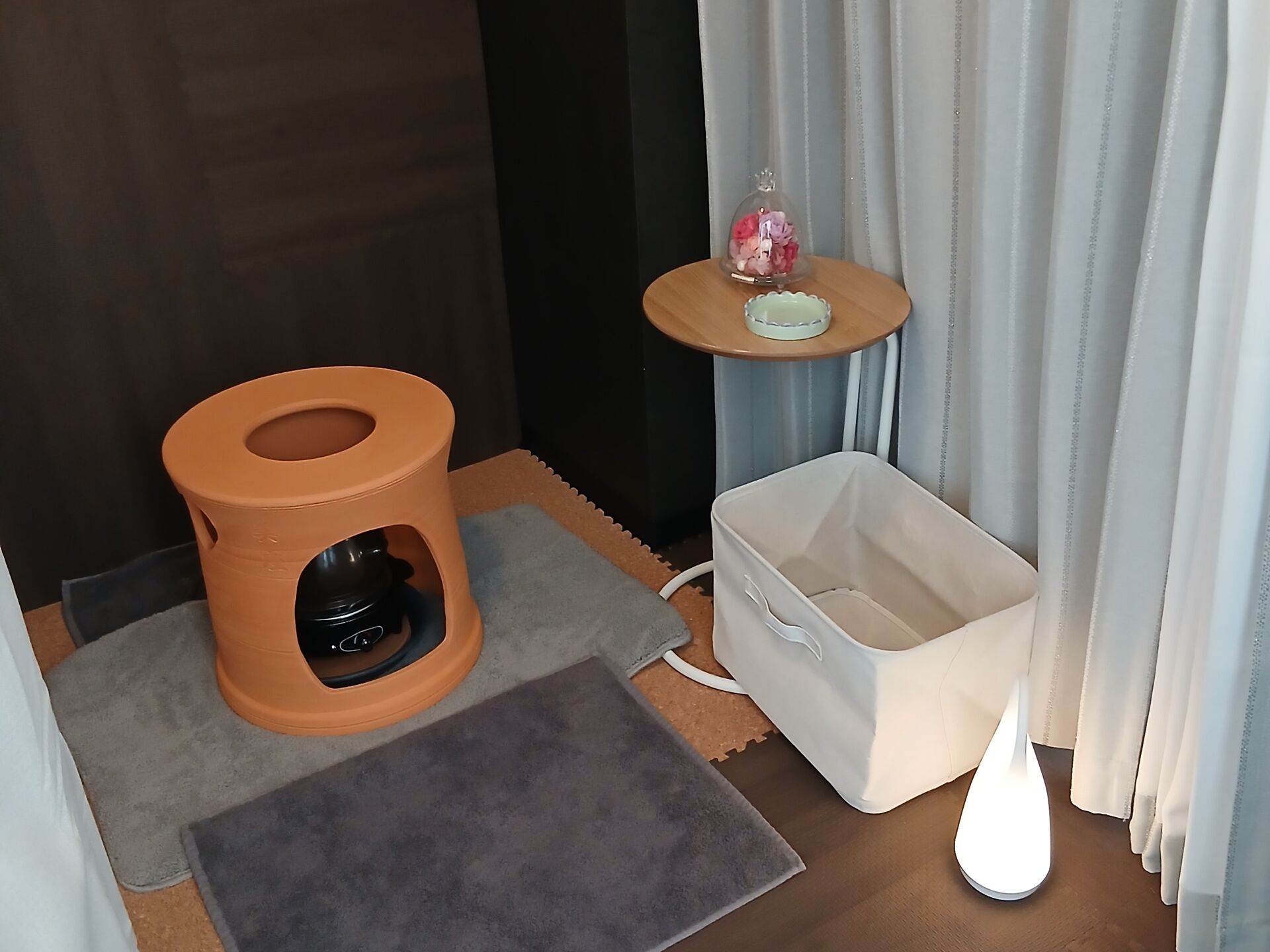 身体を温めるよもぎ蒸し